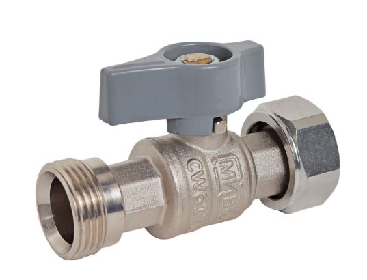 Шаровый кран с накидной гайкой 3/4" ЕК - 3/4" ЕК