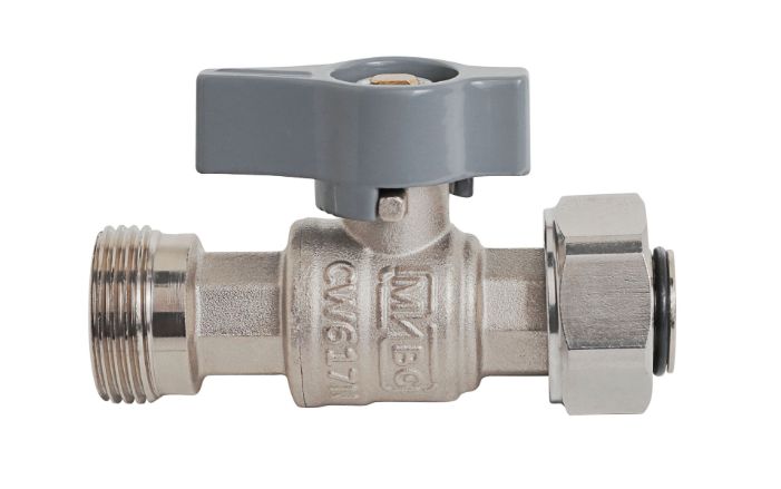 Шаровый кран с накидной гайкой 3/4" ЕК - 3/4" ЕК