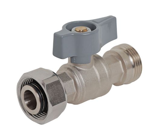 Шаровый кран с накидной гайкой 3/4" ЕК - 3/4" ЕК
