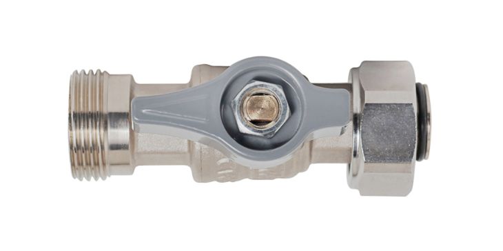 Шаровый кран с накидной гайкой 3/4" ЕК - 3/4" ЕК