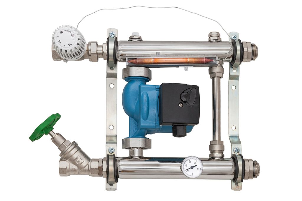 Насосно-смесительная группа для теплого пола