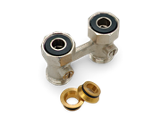 Узел подключения Meibes D2/50 прямой, 3/4 x 3/4 (Standart line)
