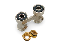 Узел подключения Meibes D2/50 прямой, 3/4 x 3/4 (Standart line)
